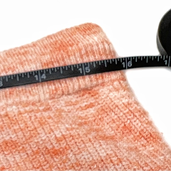 WAYF Ribbed Knit Drawstring Shorts Peach Size Large - Picture 10 of 12